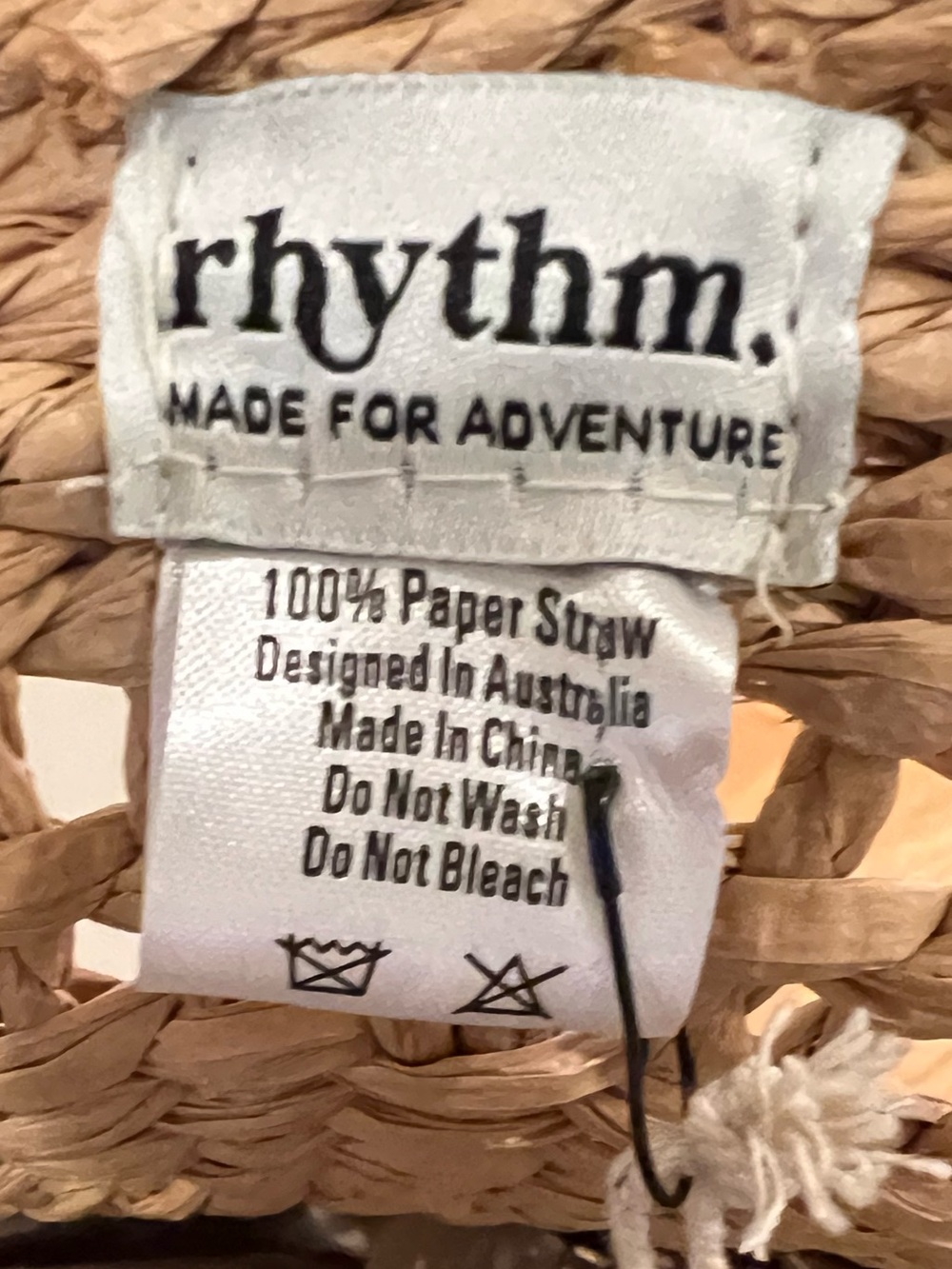 Rhythm Straw Tiki Beach Bag - Picture 9 of 9